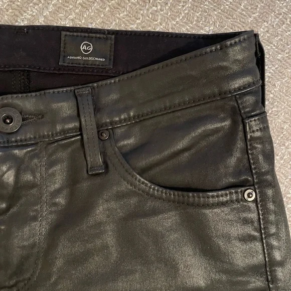 AG the legging ankle skinny leather jeans - Picture 8 of 14